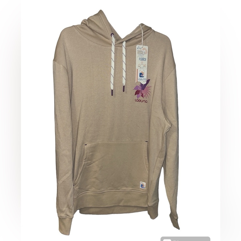 Mens Laguna Live Life to the Fullest, beige hoodie